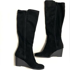 Me Too Women’s Wedges Knee High Boots